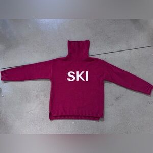 Weatherproof Vintage Women’s Red Turtleneck Ski Sweater